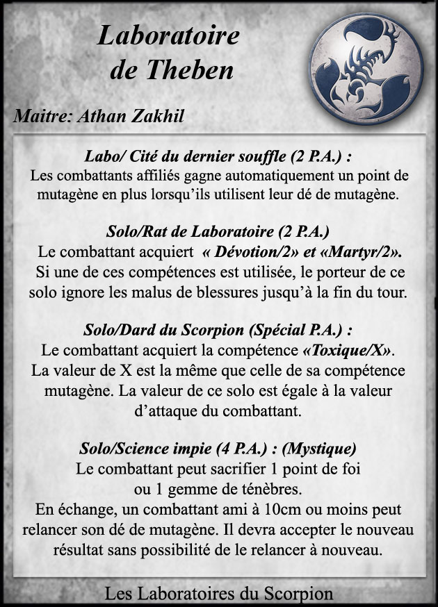 Laboratoire de Theben